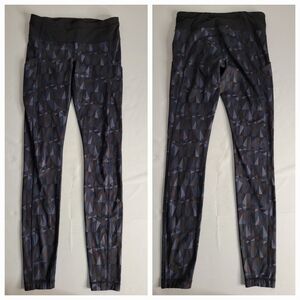 Lululemon Sz 6 Speed Tight ll Sz 6 Stained GlassLove Nightfall Black